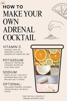 Adrenal Support, Adrenal Health, Adrenal Glands, Healthy Drinks Recipes, Adrenal Fatigue, Healing Food