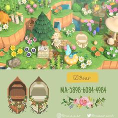 an animal farm with lots of animals and flowers