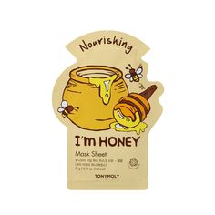 Nourish your skin with the TONYMOLY Nourishing I’m Honey Sheet Mask! The Honey infused water type essence sheet mask has been a Korean go-to for years! The intensely nourishing mask will aid in hydrating and provide a supple even glow to the skin. Transform dry, repressed skin into healthy, hydrated skin in as little as 20 minutes! Obličejové Masky, Sheet Mask Set, Peeling Facial, Essence Water, Real Honey, Honey Mask, Tumeric Face, Tumeric Face Mask, Mask Sheet