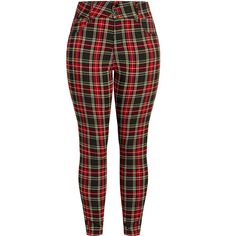 Embrace the 90s grunge girl aesthetic in the trending Harley Plaid Skinny Jean. Pair with a graphic tee and boots to make an effortlessly cool fashion statement. Bold casualwear with a serious dose of attitude, CCX is the off-duty brand taking the world by storm. City Chics edgier sister, CCX boasts the best of everyday style with its collection of curve-loving loungewear, activewear and everyday pieces. From graphic tees and distressed denim, to cute day dresses and biker jackets, CCX is desig Fitted Plaid Bottoms For Winter, Trendy Plaid Bottoms For Winter, Trendy Plaid Winter Bottoms, Edgy Plaid Bottoms For Fall, Trendy Fitted Plaid Bottoms, Red Fitted Grunge Bottoms, Fitted Plaid Edgy Bottoms, Edgy Fitted Plaid Bottoms, Cheap Retro Plaid Bottoms