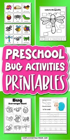 Lately, we’ve been sharing lots of fun insect crafts for kids. So far we’ve made a popsicle stick dragonfly craft, a ladybug craft, a bee craft, and an insect sensory bin. Today, we’re diving a bit more into some educational worksheets kids will actually enjoy doing! These preschool bug activities are a fun way for kids to work on memory, patterns, handwriting. Also, be sure to check out all of our printable worksheets for kids for even more ideas. Preschool Bug Activities, Bug Activities For Kids, Insect Sensory Bin, Insect Crafts For Kids, Insect Sensory, Insect Printables, Dragonfly Craft