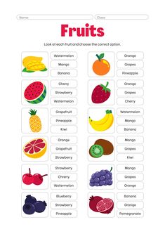 a poster with different fruits and vegetables on it