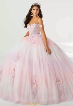 Tiffany Quinceanera Dress 56469 | PeachesBoutique.com Sweet 16 Quinceanera Dress With Sweetheart Neckline, Pink Quinceanera Dress With Lace Bodice, Pink Ball Gown Quinceanera Dress With Lace Bodice, Quinceanera Ball Gown With Boned Bodice, Pink Quinceanera Dress With Lace Bodice For Debutante Ball, Quinceanera Ball Gown With Fitted Lace Bodice, Quinceanera Dress With Lace Bodice And Fitted Ball Gown, Fitted Quinceanera Dress With Lace Bodice, Fitted Lace Bodice Quinceanera Dress For Prom