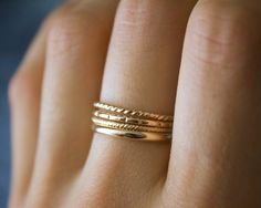 Whimsical handmade chisel band ✨ Handmade 14k gold fill or 925 Sterling Silver soldered band, which are perfect for everyday wear, and those of you who are minimalistic! Beautiful statement piece, which gives off an etherial look 🦋✨ MATERIAL: 14/20 (karat/purity) gold fill OR 925 Sterling Silver THICKNESS: 1.32 mm Each are uniquely hand crafted!💕 Stackable Band Rings As Gift, Adjustable Stackable Band Rings For Gift, Minimalist Band Ring For Gifts, Minimalist Band Ring For Gift, Minimalist Band Rings As Gifts, Vegan Jewelry, Hammered Band, Stackable Bands, Textured Ring