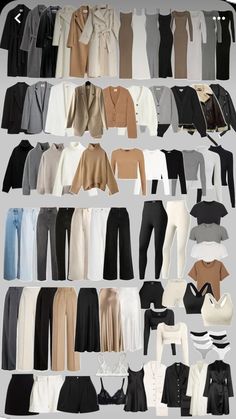 Capsule Wardrobe Casual, Stile Hijab, Fashion Capsule Wardrobe, Business Casual Outfits For Work, Everyday Fashion Outfits, Classy Work Outfits, Stylish Work Outfits, Easy Trendy Outfits