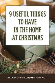 Get organised and prepared for Christmas. Check out this list of useful things to have in the home at Christmas. #minimalistliving #christmas #minimalistchristmas #organizedchristmas How To Prepare For Christmas, Useful Things, Get Organised