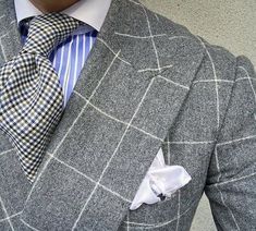 Milano Fashion, Custom Suits, Italy Style, Savile Row, Grown Man, Window Pane