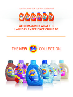 an advertisement for tide's laundry products