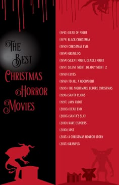 the best christmas horror movies list