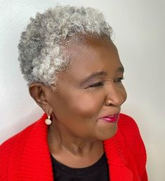 17 Youthful Short Natural Haircuts for Black Women Over 50 Hairstyles For Seniors, Family Compound, New Natural Hairstyles, Twa Hairstyles, Natural Hair Short Cuts, Natural Black Women, Natural Gray Hair, Short Grey Hair