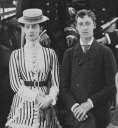 an old black and white photo of three people standing next to each other