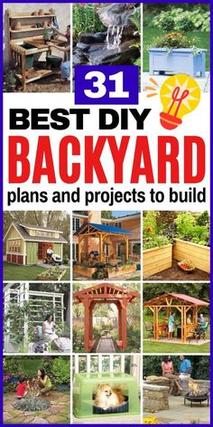 the best diy backyard plans and projects to build