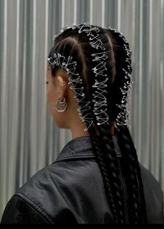 Baju Party, Rave Hair, Festival Inspo, Editorial Hair, Penteado Cabelo Curto, Festival Hair, Hair St, Creative Hairstyles, Long Braids