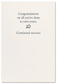 congratulations card with the words, congratulations on all you've done to earn yours