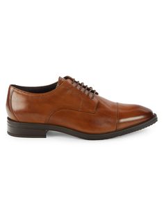 Cap-Toe Leather Derby Shoes Business Casual Cap Toe Oxfords With Stitched Sole, Cap Toe Oxfords With Stitched Sole For Work, Workwear Cap Toe Derby With Stitched Sole, Cap Toe Derby With Stitched Sole For Work, Cap Toe Derby With Stitched Sole, Business Casual Cap Toe Dress Shoes With Stitched Sole, Oxford Dress Shoes With Cap Toe And Leather Lining, Oxford Dress Shoes With Leather Lining And Cap Toe, Leather Footbed Cap Toe Oxfords