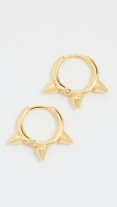 Fast Free Shipping & Free Returns on SHASHI Revolver Hoop Earrings at Shopbop. Shop new arrivals from SHASHI at Shopbop.com Jewelry Pieces, Gold Earrings, New Arrivals, Personal Style, Jewelry Accessories, Jewelry Design, Jewelry Earrings, Hoop Earrings, Free Shipping