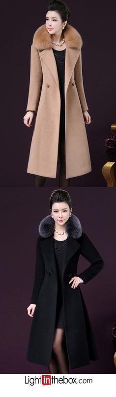 Women's Winter Coat Women's Winter Coat, Ladies Coat, Fall Winter Coat, Business Attire Women, Wool Winter Coat, Winter Fashion Coats, Chic Coat, Maxi Coat, Warm Outfits