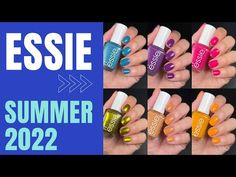 Essie Summer 2022 Collection | Swatches & Comparisons - YouTube Summer 2022, Convenience Store Products, Instagram