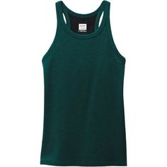 Prana's Becksa Tank is our go-to for active days spent in the studio or strolling around our favorite park. The quick-drying synthetic fabric helps us stay comfy during sweaty yoga classes, while the athletic fit sits close to the skin to stay put through tricky poses. Green Breathable Activewear In Recycled Polyester, Green Recycled Polyester Activewear With Breathability, Breathable Green Activewear For Outdoor Activities, Anti-odor Nylon Activewear For Gym, Green Racerback Functional Activewear, Functional Green Racerback Activewear, Green Racerback Activewear Functional Style, Comfortable Green Yoga Activewear, Green Comfortable Yoga Activewear