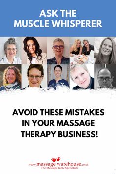 In this month's Ask the Muscle Whisperer Series we asked our panel of experts to share where they went wrong on their massage therapy journey! #MassageTherapy #MassageTherapist #MassageUK #MassageTherapyBusiness #Massage #MassageTable #MassageWarehouse #MobileMassage #SportsMassage #SportsMassageTherapist #MassageBed #Reflexology #Reflexologist #MassageTherapyLife #MassageCommunity #Physiotherapy #Physiotherapist #MobileSportsTherapy #MobileMassageTherapist #MobileMassageTherapy Therapy Business, Massage Therapist