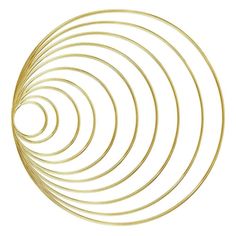 an abstract golden spiral design on a white background