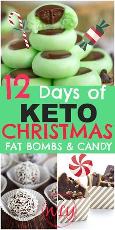 Keto Sweet Treats, Keto Christmas Desserts, Low Carb Holiday Recipes, Low Carb Candy, Keto Holiday Recipes, Keto Christmas Cookies, Low Carb Holiday, Keto Holiday