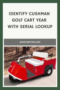 Discover the secrets to determining the model year of your Cushman golf cart with ease. Uncover valuable insights and crucial information about a range of models spanning from 1949 to 1970. Dive deep into the history of these classic golf carts and identify their unique characteristics effortlessly. Classic Golf