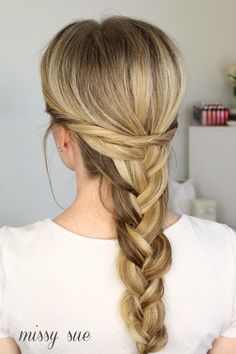 Embellished French Braid with Twists Missy Sue, Double French Braids, French Braid Hairstyles, French Hair, Hair Beads, Hair Dos, Braid Styles