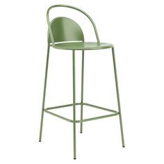 an image of a green chair on a white background with the seat upholstered