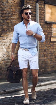 Summer Smart Casual, Mens Work Outfits, Mens Summer Outfits, Smart Casual Men, Mens Fashion Smart, Mode Casual, Mens Fashion Classy, Ootd Style, Mens Fashion Suits