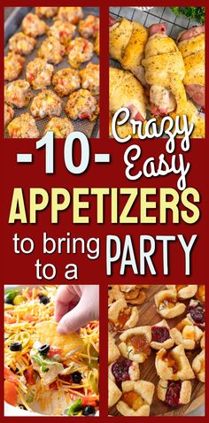 10 easy appetizers to bring party guests