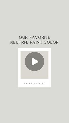 the logo for our favorite neutral paint color