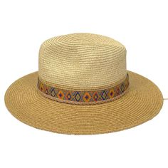 Be ready for any adventure with the stylish and versatile Saint Martin Two Tone Safari Hat! With a 3 inch brim and 4 inch crown, this hat offers both protection and style. The braided faux leather cord and multicolor band trim add a touch of flair, while the inner size adjuster ensures a comfortable fit. The Details: 80% Paper | 20% Polyester 3" Brim | 4" Crown Inner Size Adjustment Braided Faux Leather Cord Trim Multicolor Band Trim Adjustable Fedora With Braided Detail And Flat Brim, Adjustable Flat Brim Braided Fedora, Adjustable Braided Fedora With Flat Brim, Adjustable Braided Fedora, Adjustable Braided Fedora Hat, Brown Braided Panama Hat With Short Brim, Brown Braided Short Brim Panama Hat, Bohemian Adjustable Panama Hat For Travel, Adjustable Bohemian Panama Hat For Travel