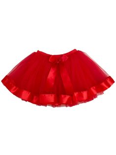 TT112R_2.JPG?0 Navidad Outfit, Dress Reference, Red Tutu, Pretty Skirt, Pretty Skirts, Satin Ribbon Bow, Girls Red, Cute Skirt, Layer Design