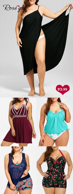 Jaimaca Trip, Trendy Holiday Outfits, Rosegal Plus Size, Holiday Outfits Summer, Diy Kostüm, Plus Size Tankini, Curvy Swimwear, Trendy Swimwear, Black Swimwear