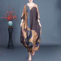 Comfortable, One of Kind. Maxi Dresses online shop,|Summer|One Size|Coffee|Printed|Belt|Round Neck|Ankle-Length|Half Sleeve|100% Rayon|Elegant|Hand Wash Brown Casual Free Size Dress, Casual Brown Free Size Dress, Free Size Brown Maxi Dress, Brown Free Size Maxi Dress, Brown Short Sleeve Maxi Dress For Summer, Brown Free Size Summer Dress, Summer Brown Free Size Dresses, Vintage Brown Maxi Dress For Beach, Coffee Print