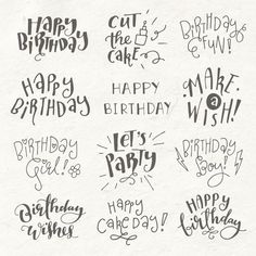 handwritten happy birthday wishes for someone who loves to write on the paper and use them as greeting cards