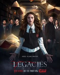 the movie poster for legacies is displayed on an iphone