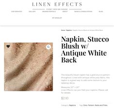 the front page of an article about nalpkin, succo and bluish w / antique white back