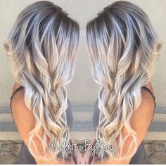 Cool Blonde And Brown Hair Color, Grey Blonde Hair, Perfect Blonde Hair, Summer Blonde Hair, Beautiful Blonde Hair, Blending Gray Hair, Hair Stylist Life