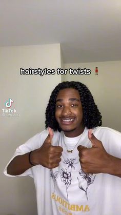 Corse Hair Styles Men, Hair Locks Hairstyles Men, Mens Twist Out, Marley Twists Men, Men Long Braids Hairstyles, Long Twists Men, Two Strand Twist Men Curly Hair, Lock Twist Hairstyles, Guy Cornrows Braids