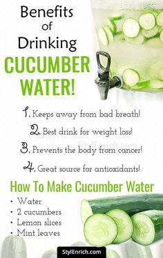 Cucumber Water Benefits, Cucumber Benefits, Cucumber Water, Smoothie Detox, Detox Water Recipes, Detox Drinks Recipes, Best Detox