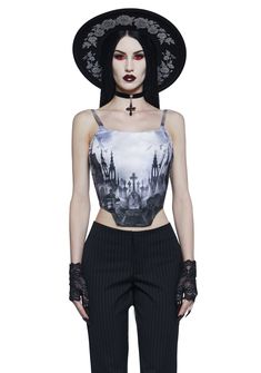 base|light gray Punk Plaid, Structured Corset, Occult Fashion, Gothic Emo, Victorian Goth, Goth Dress, Top Light, Plaid Pants, Graveyard