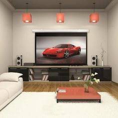 Screen innovations Performance 110 4:3(GA) - Installations Unlimited Basement Home Theater, Home Theater Installation, Home Theater Furniture, Media Room Design, Best Home Theater, Home Theater Setup, Home Theater Speakers, Projection Screen, Home Theater Design