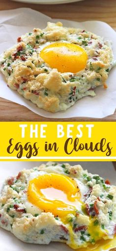 the best eggs in clouds are made with egg yolks