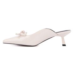 Oh-so-dainty, the Tamyra is a classy kitten heel designed for all-day wear. Its elegant silhouette offers a touch of sophistication, making it perfect for both professional and social occasions. The modest heel provides comfort without sacrificing style, while the refined design ensures you look polished and chic throughout the day. Ideal for adding a touch of grace to any outfit, the Tamyra combines timeless appeal with modern comfort for a versatile wardrobe staple. Chic Kitten Heels With Padded Heel And Almond Toe, Sleek Kitten Heels With 4-inch Heel For Spring, Beige Low Heel Kitten Heels For Party, Classic Kitten Heels With Padded Heel For Party, Beige Kitten Heels For Party, Cream Kitten Heels For Spring, Elegant Formal Heels For Spring, Elegant Spring Formal Heels, Feminine Pointed Toe Kitten Heels With Padded Heel