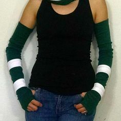 Sentinel Gauntlets  Extra-long arm warmers by Eitanya on Etsy Assassins Creed Cosplay, Arm Stretches, Soft Knits, Keep Warm, Arm Warmers, Extra Long, Color Combinations, Unique Jewellery, Knitted Fabric