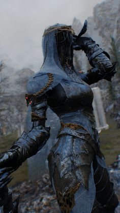 an image of a woman dressed in armor