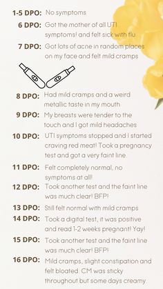 1 to 16 Days Post Ovulation symptoms that turned into a positive pregnancy test! (BFP) Dpo Symptoms, Mommy Hacks, Fertility Health, Pregnancy Labor, Baby Facts, Pregnancy Test, Pregnancy Symptoms