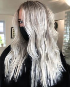 High Impact Balayage, High Impact Blonde, Redken Blonde, Really Curly Hair, Blonde Hair Goals, Pearl Blonde, 2020 Hairstyles, Summer Blonde Hair, Black Hair Bows